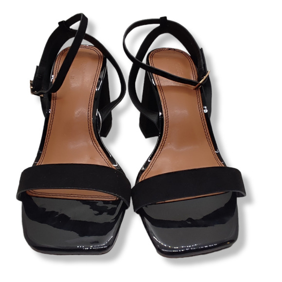 ASOS Design Block Chunky Heels Size 5 Black New - Picture 1 of 7